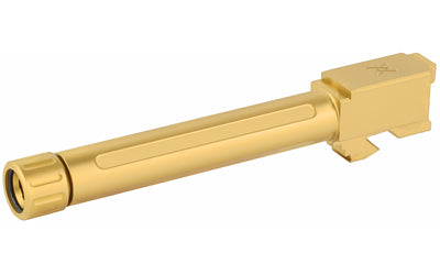 True Precision Gold Threaded 9mm Pistol Barrel for Glock G17 * Part TP-G17B-XTG
