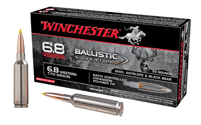 Winchester Ammunition Ballistic Silvertip 6.8 Western 170-Grain Ballistic Tip Ammo - Pack of 20
