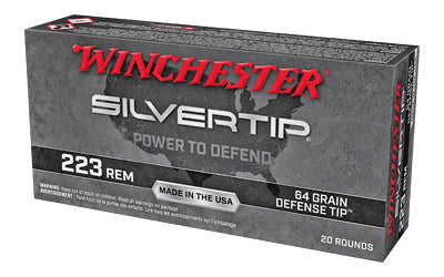 Winchester Ammunition Silvertip .223 Remington 64 Grain Polymer Tip - 20 Rounds Per Box