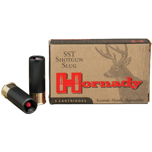 Hornady SST 12 Gauge 2.75-Inch Sabot Slugs - 300 Grain, Pack of 5