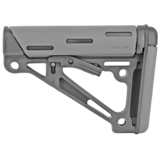 Hogue AR-15 Collapsible 6-Position Overmolded Stock * Gray for Mil-Spec Buffer Tubes