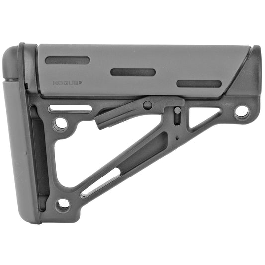 Hogue AR-15 Collapsible 6-Position Overmolded Stock * Gray for Mil-Spec Buffer Tubes