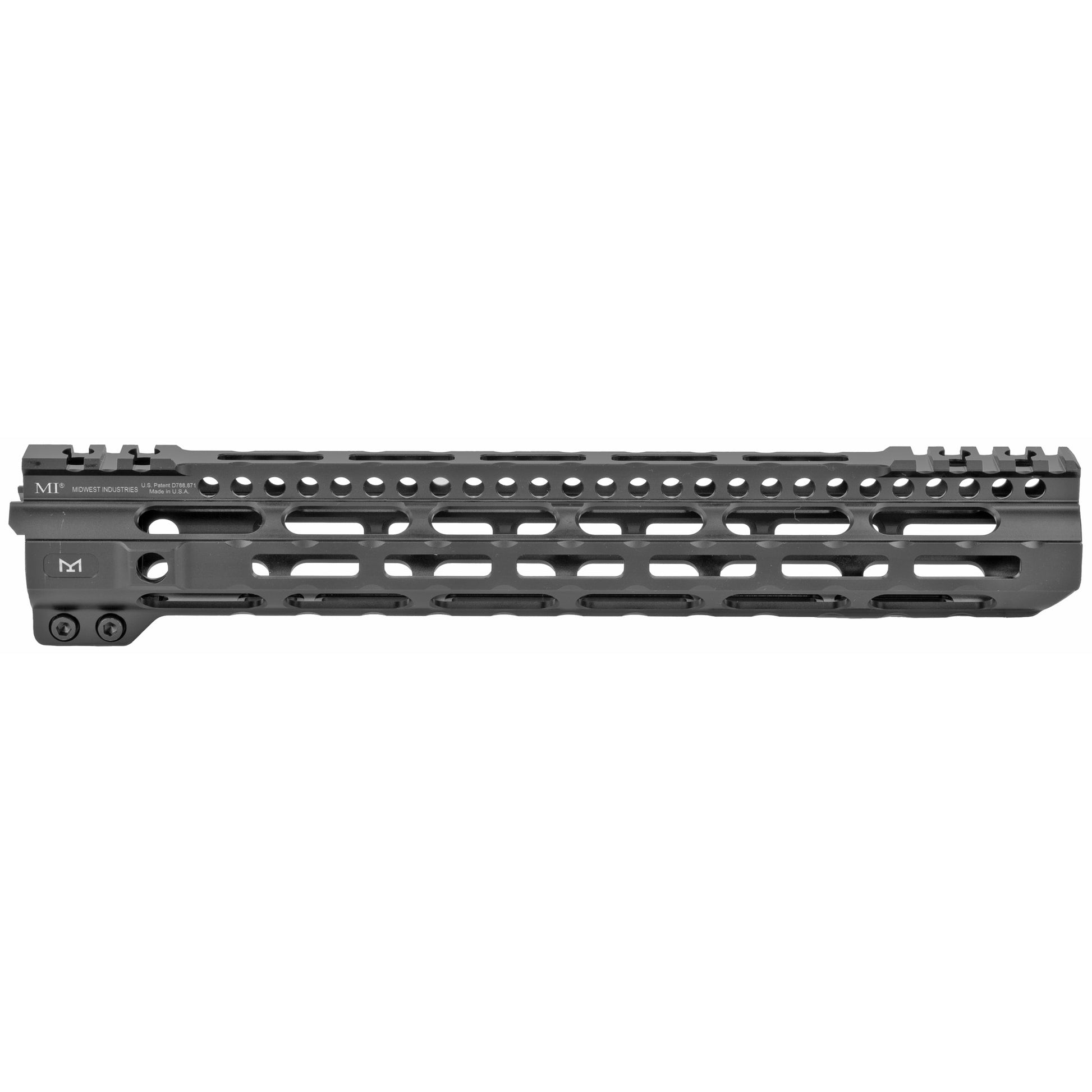 Midwest Industries Combat Rail Lightweight Series Handguard * 12.625 Inch M-LOK with Picatinny Top Rail