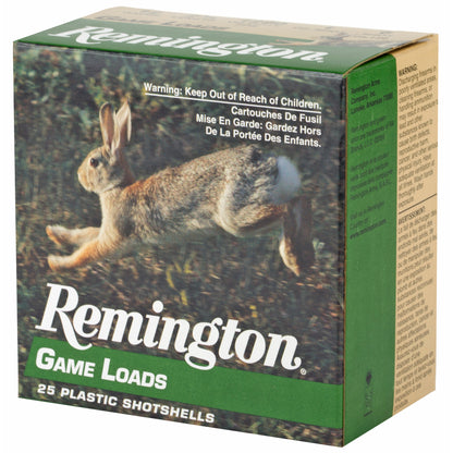 Remington Game Load 12 Gauge Shotshell - 1 oz #6, 3 1/4 Dram, 25 Rounds