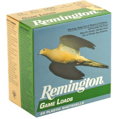 Remington Game Load 12 Gauge Shotshell * 1 oz. #7.5, 3 1/4 Dram, 25 Rounds