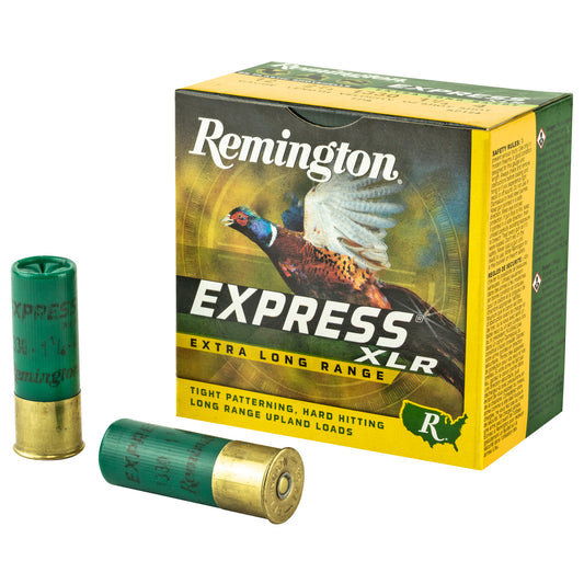 Remington Express Long Range 12 Gauge 2.75-Inch Shotgun Shells, 1 1/4 Oz Lead, 3 Dram, #4 Shot, 25 Rounds per Box