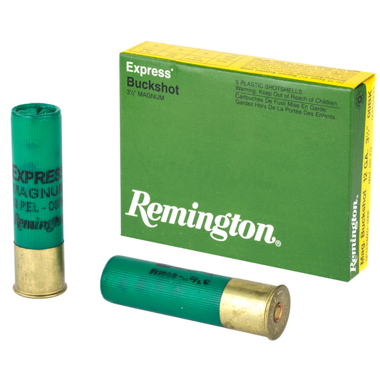Remington Express Mag 12 Gauge 3.5-Inch 00 Buckshot * High-Performance Deer Hunting Load