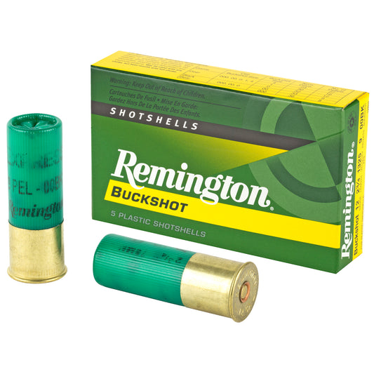 Remington Express 12 Gauge 00 Buckshot * 2.75 Inch Shells, 3 3/4 Dram, Pack of 5