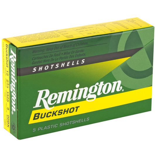 Remington Express 12 Gauge 00 Buckshot * 2.75 Inch Shells, 3 3/4 Dram, Pack of 5