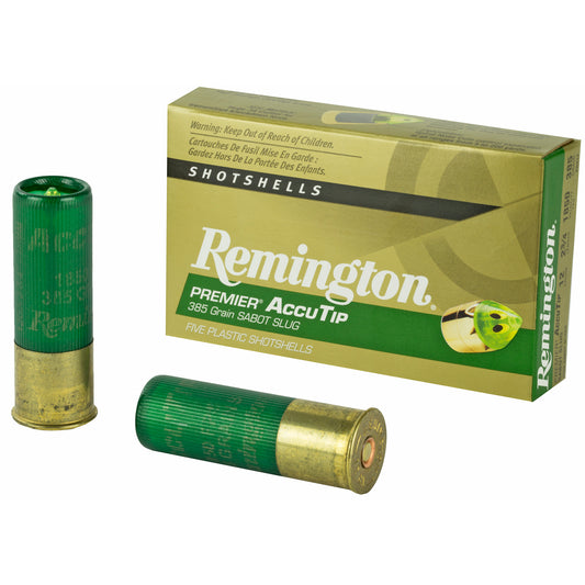 Remington AccuTip Sabot Slug - 12 Gauge, 385 Grain, 5 Pack