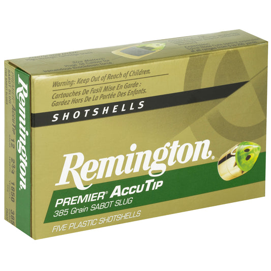 Remington AccuTip Sabot Slug - 12 Gauge, 385 Grain, 5 Pack