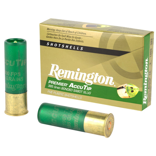 Remington AccuTip Sabot Slug for 12 Gauge * 385 Grain, 5 Pack