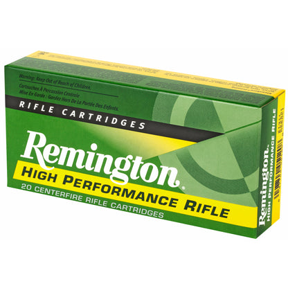 Remington Core Lokt 22-250 Remington 55-Grain Pointed Soft Point Brass Ammunition, 20 Rounds Per Box