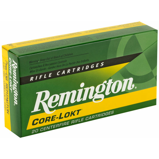 Remington Core-Lokt 7mm-08 140 Grain Pointed Soft Point Ammunition - Trusted Big Game Choice