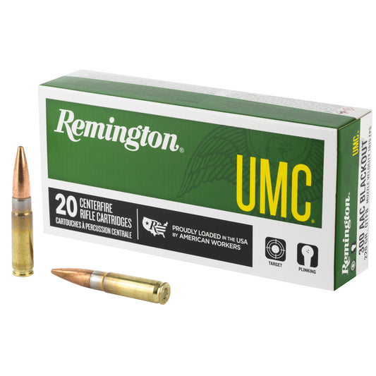 Remington UMC 300 Blackout 220-Grain Open Tip Flat Base Rifle Ammunition (20 Rounds)