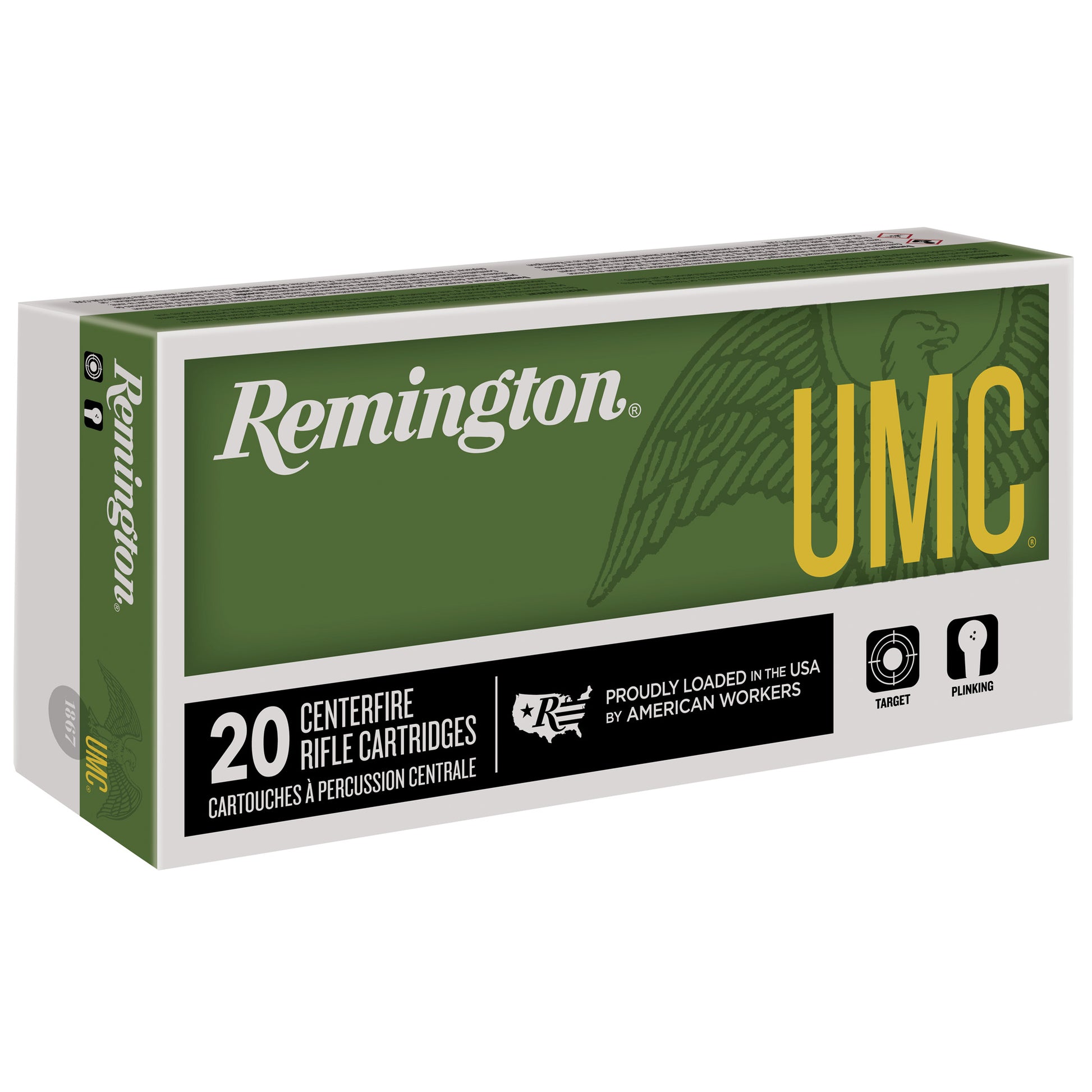 Remington UMC 450 Bushmaster 260 Grain Full Metal Jacket Rifle Ammunition - 20 Rounds Per Box