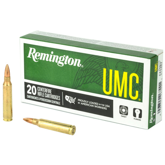 Remington UMC .223 Remington 55 Grain Full Metal Jacket Rifle Ammunition - 20 Rounds