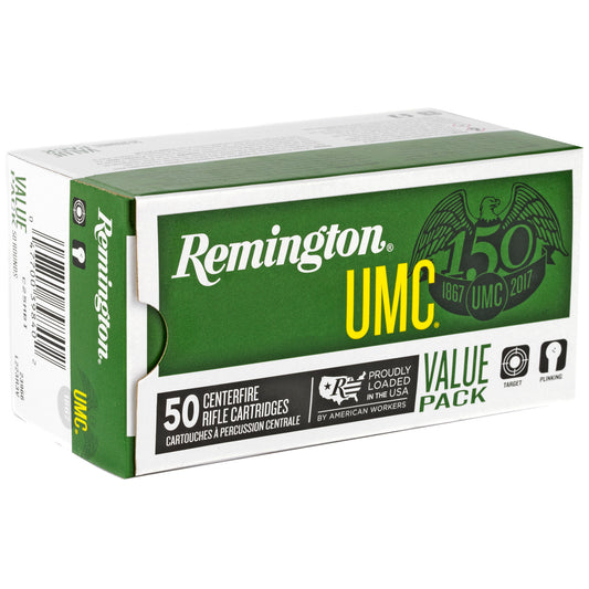 Remington UMC 223 Remington 55 Grain Full Metal Jacket Rifle Ammunition - 50 Rounds