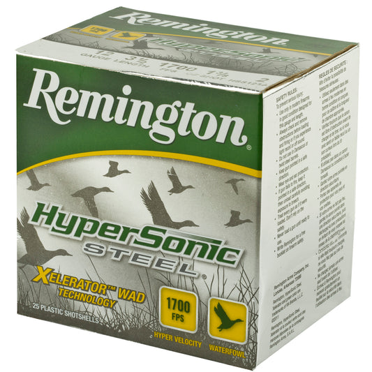 Remington Hypersonic Steel Shot 12 Gauge 3.5-Inch, 1 3/8 Ounce #2 Steel Shot * Pack of 25 Rounds