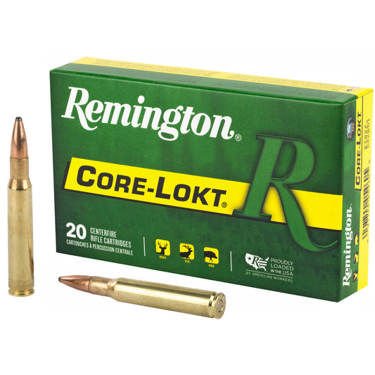 Remington Core-Lokt 30-06 Springfield 150 Grain Pointed Soft Point Ammunition - Reliable Big Game Hunting Load