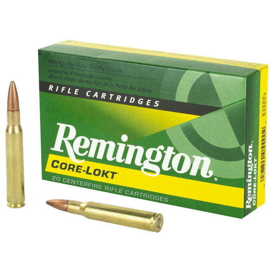 Remington Core-Lokt 30-06 Springfield 180-Grain Pointed Soft Point Ammunition * Reliable Big Game Hunting Cartridge