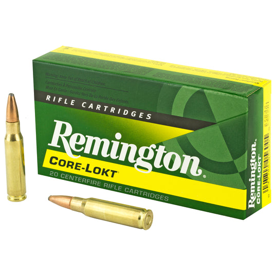 Remington Core-Lokt .308 Winchester 150-Grain Pointed Soft Point Ammo - Reliable Big Game Hunting