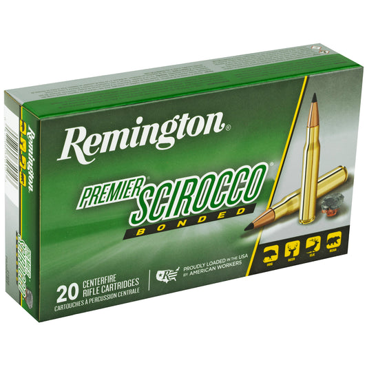 Remington Premier Scirocco Bonded 300 Remington Ultra Magnum 180-Grain Polymer Tip Ammunition * 20 Rounds Per Box