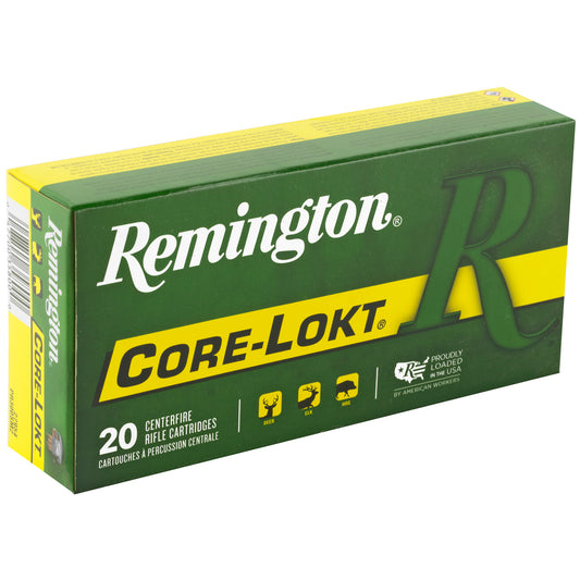 Remington Core-Lokt 300 Remington Short Action Ultra Mag 165 Grain Pointed Soft Point Ammunition - 20 Rounds