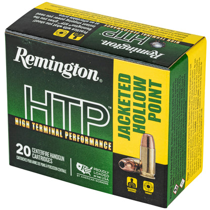 Remington High Terminal Performance 9mm +P Hollow Point Ammo - 115 Grain, 20 Rounds Per Box