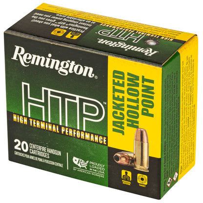 Remington High Terminal Performance 9mm 147-Grain Hollow Point Ammo (20 Rounds / Box, 500 Boxes per Case)