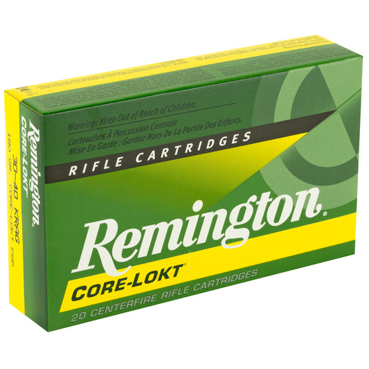 Remington Core-Lokt 30-40 Krag 180-Grain Pointed Soft Point Ammunition (20 Round Box)