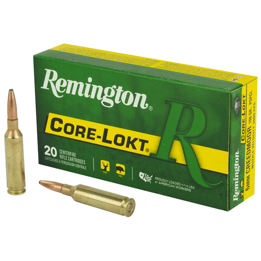 Remington Core-Lokt PSP 6mm Creedmoor 100 Grain Pointed Soft Point Ammunition