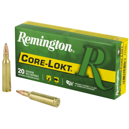 Remington Core-Lokt 250 Savage 100-Grain Pointed Soft Point Ammunition - 20 Rounds