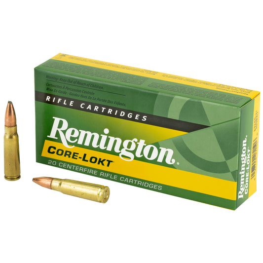 Remington Core-Lokt 7.62x39 125 Grain Pointed Soft Point Ammunition - Reliable Big Game Performance