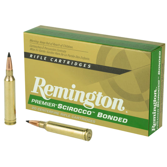 Remington Premier Scirocco Bonded 7mm Remington 150-Grain Polymer Tip Ammunition, 20 Rounds Per Box
