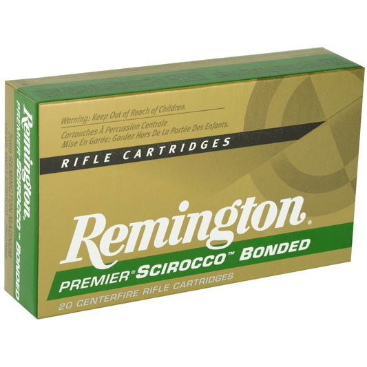 Remington Premier Scirocco Bonded 7mm Remington 150-Grain Polymer Tip Ammunition, 20 Rounds Per Box