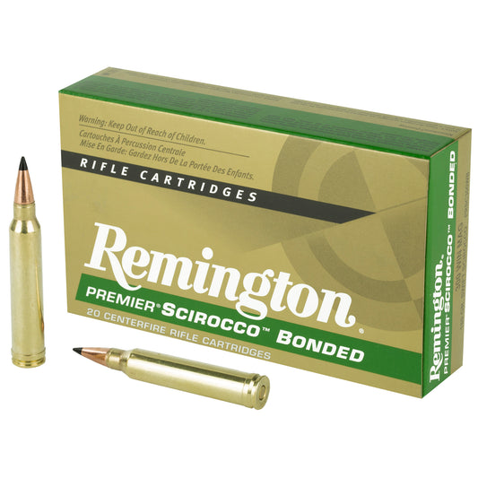 Remington Premier Scirocco Bonded .300 Winchester Magnum 180-Grain Polymer Tip Big-Game Ammo, Box of 20