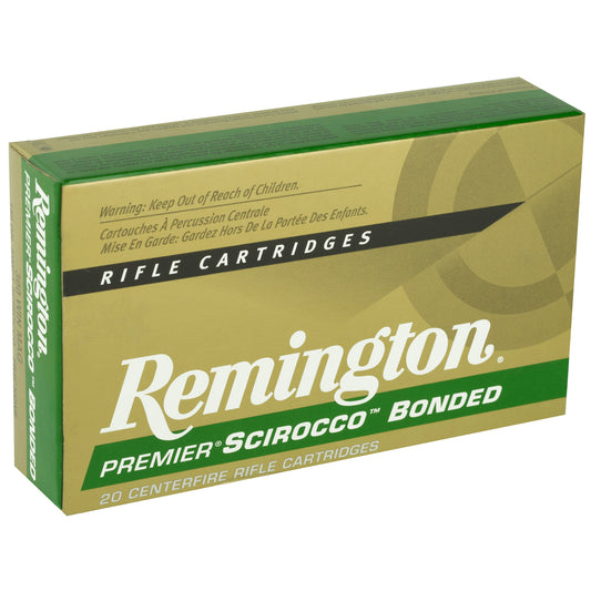 Remington Premier Scirocco Bonded .300 Winchester Magnum 180-Grain Polymer Tip Big-Game Ammo, Box of 20