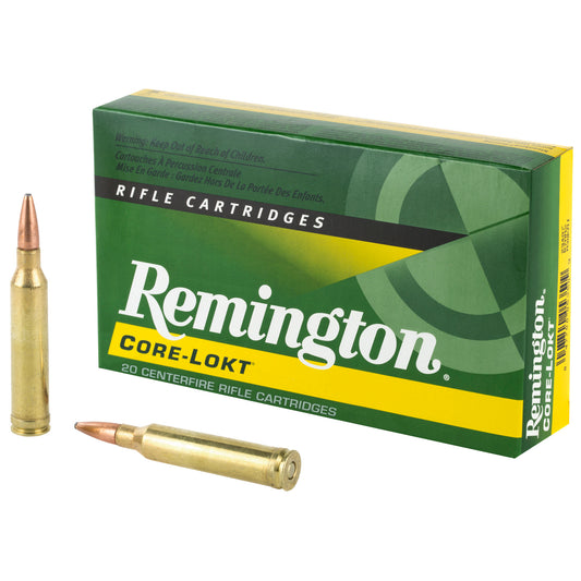 Remington Core-Lokt 7mm Remington 150 Grain Pointed Soft Point Ammunition * Trusted Big Game Hunting Load