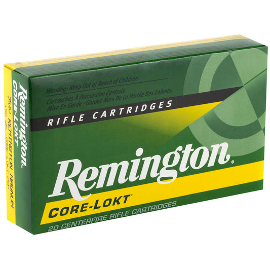 Remington Core-Lokt 7mm Remington 150 Grain Pointed Soft Point Ammunition * Trusted Big Game Hunting Load