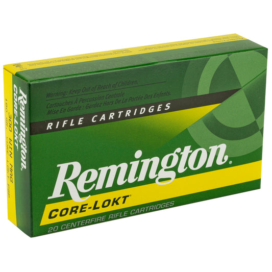 Remington Core-Lokt 300 Winchester Magnum 180-Grain Pointed Soft Point Ammunition - Trusted Big Game Load