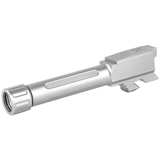 True Precision G43 Threaded 9mm Match Grade Barrel - Silver Finish