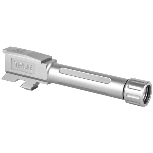 True Precision G43 Threaded 9mm Match Grade Barrel - Silver Finish