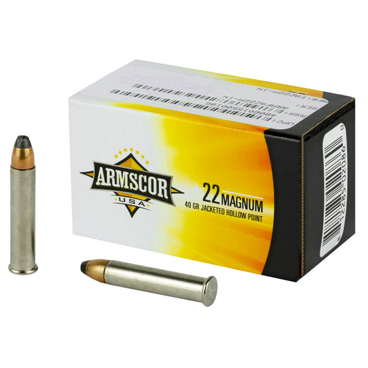 ARMSCOR 22WMR 40GR JHP 50/2000 - Harbor Arsenal