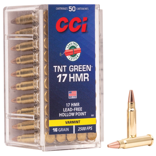 CCI 17HMR 16GR TNT GREEN 50/2000 - Harbor Arsenal
