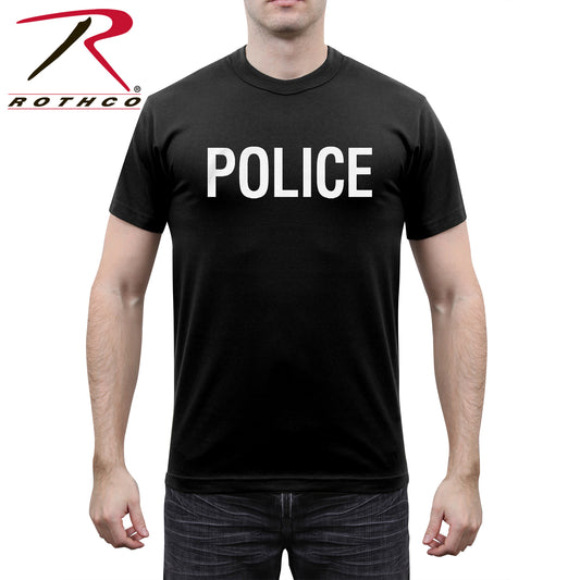 Rothco 2-Sided Police T-Shirt Size M