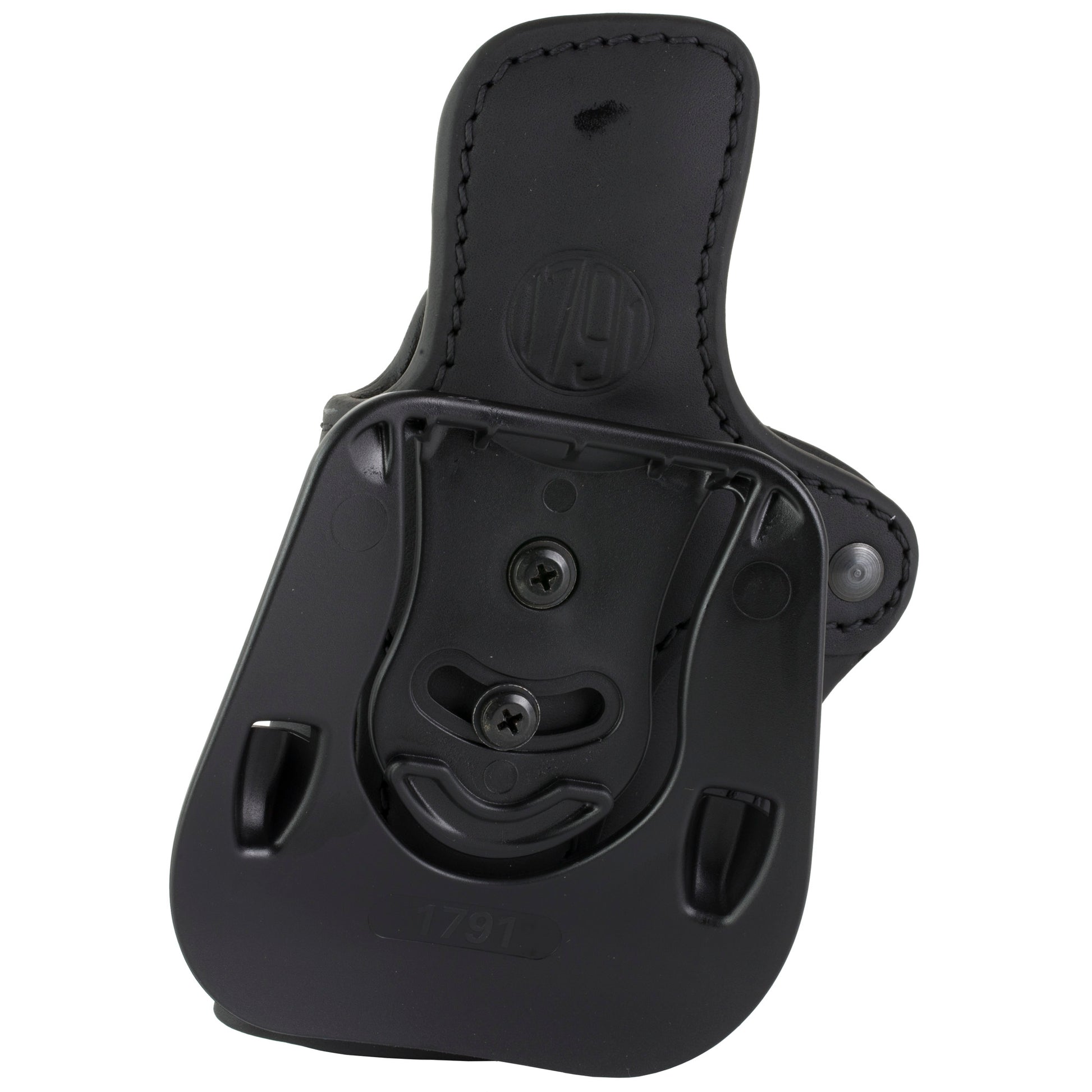 1791 Gunleather Optic Ready Paddle Holster Model PDH 2.3 for Right Hand in Stealth Black