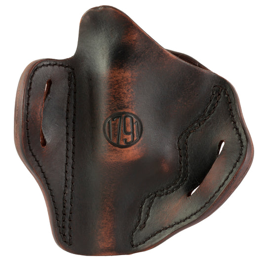 1791 Gunleather Revolver OWB Vintage Right Hand Belt Holster - Model RVH-3-VTG-R