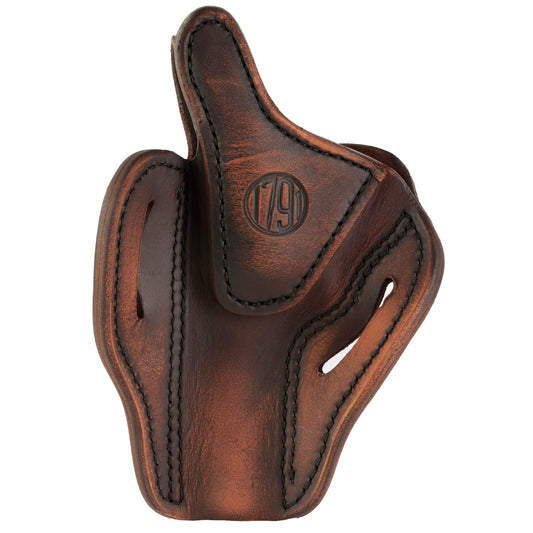 1791 Gunleather RVH2 K-Frame Revolver Belt Holster * Vintage Brown Leather for 3-4 Inch Barrels