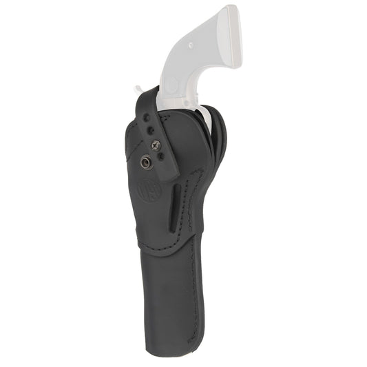 1791 Gunleather Single Action Holster for 5.5-inch Revolvers * Stealth Black, Ambidextrous Design
